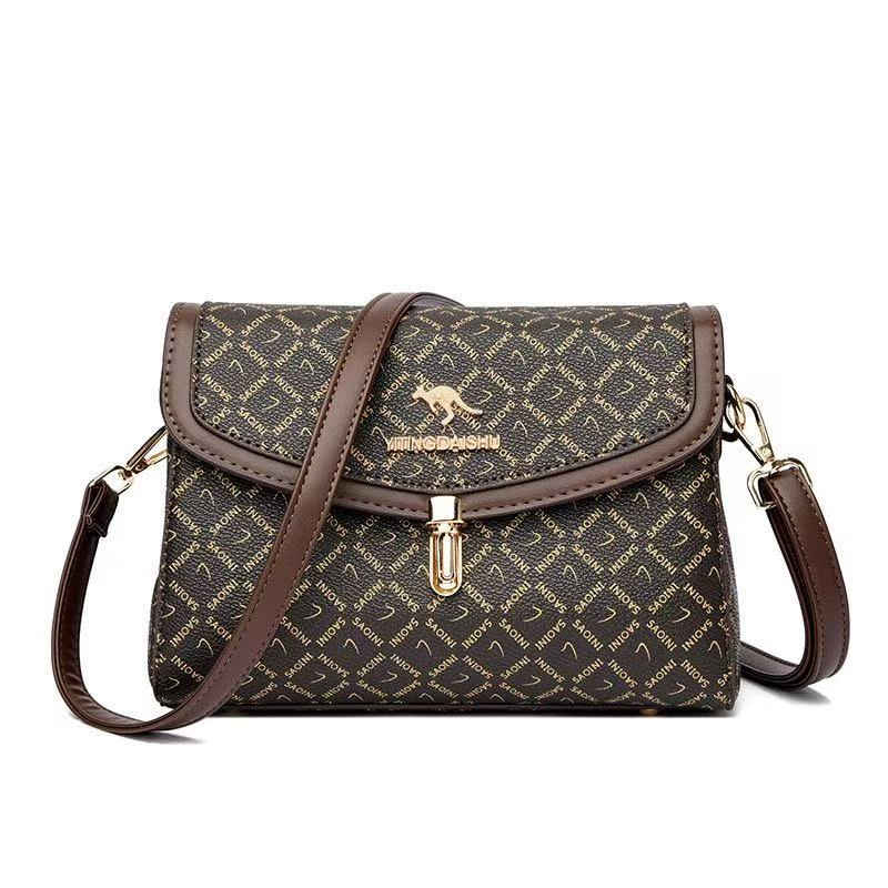 Women's Single Shoulder Crossbody Leather Bag